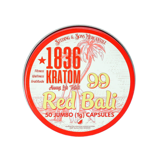 1836 Kratom Premium Jumbo Capsules Single Tin (50CT)