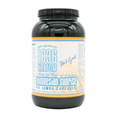 1836 Kratom Premium Jumbo Capsules Single Jar (1 KIlo)