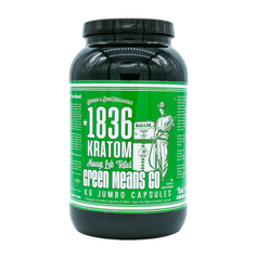 1836 Kratom Premium Jumbo Capsules Single Jar (1 KIlo)