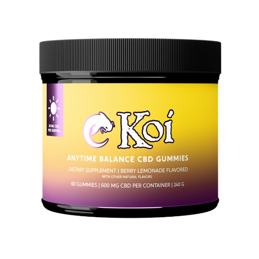 Koi Anytime Balance CBD Infused Gummies 60CT (600MG)