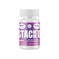 Stack'D Kratom Leaf Extract 7 Hydroxy Tablets 15CT Jar (18MG)