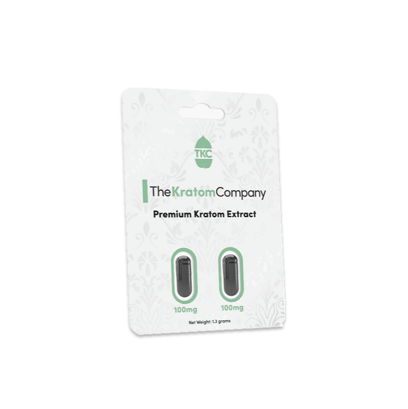 The Kratom Company - Premium 100mg Kratom Extract Capsules