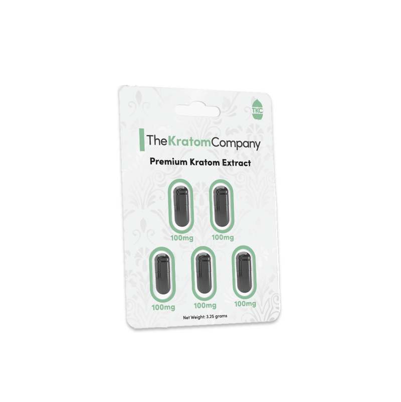 The Kratom Company - Premium 100mg Kratom Extract Capsules