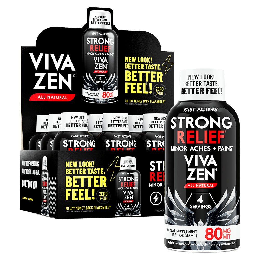 Viva Zen X2 All Natural Kratom Strong Relief Shot