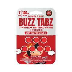 Bumble Bee Kratom Buzz Tabz Chewable 7 Hydroxy + Pseudo 7CT Tablets 20MG