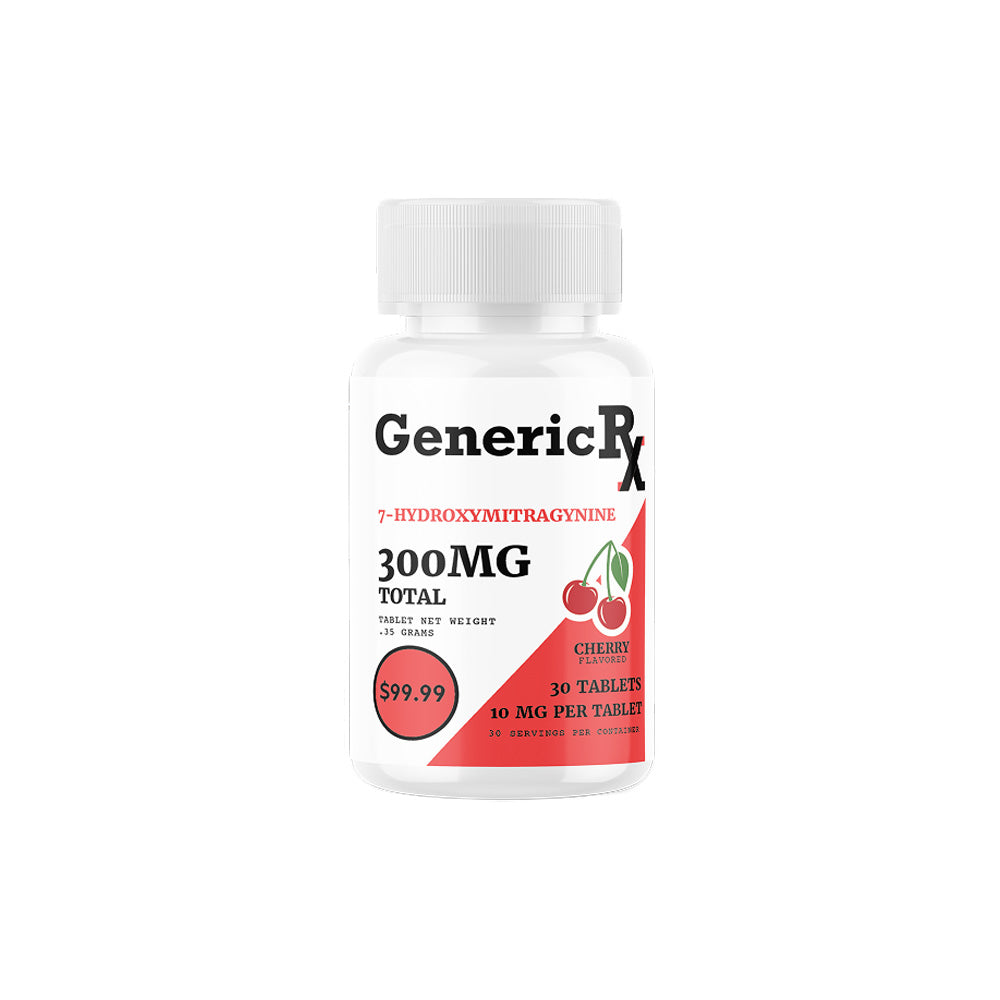 Generic RX 7 Hydroxymitragynine 30CT Jar 10MG