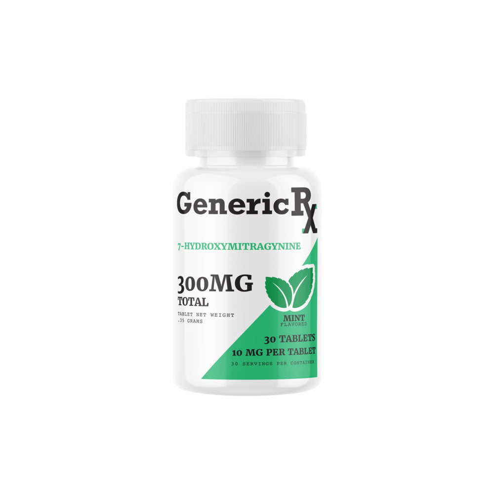 Generic RX 7 Hydroxymitragynine 30CT Jar 10MG