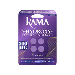 KAMA Advanced Kratom Alkaloids Pseudo + 7 Hydroxy 4CT Tablets 50MG