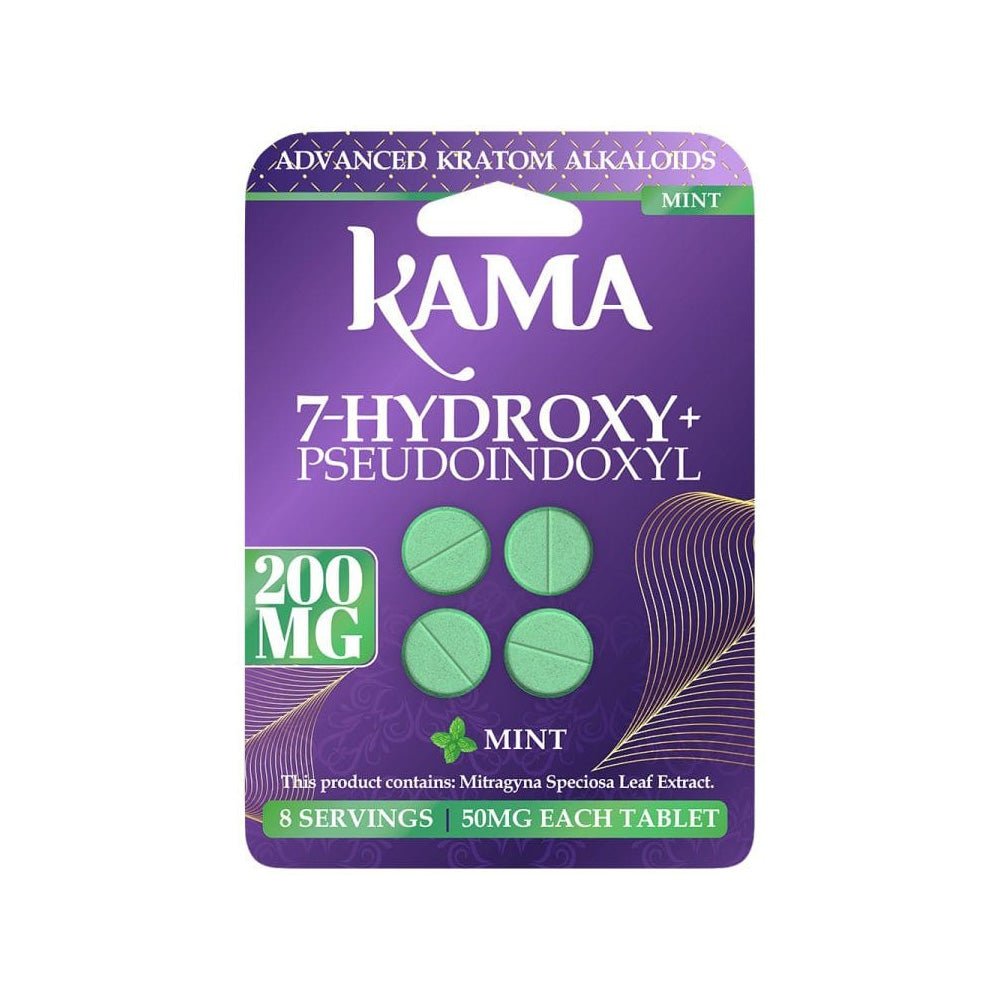 KAMA Advanced Kratom Alkaloids Pseudo + 7 Hydroxy 4CT Tablets 50MG