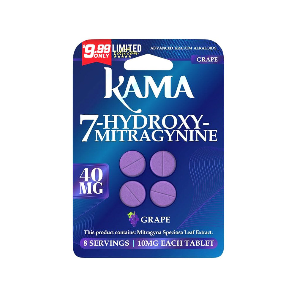 KAMA Advanced Kratom Alkaloids 7 Hydroxy 4CT Tablets 10MG