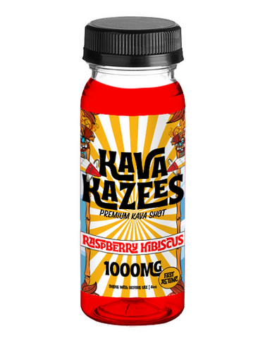 Kava Kazees - Raspberry Hibiscus Premium Kava Bula Shots
