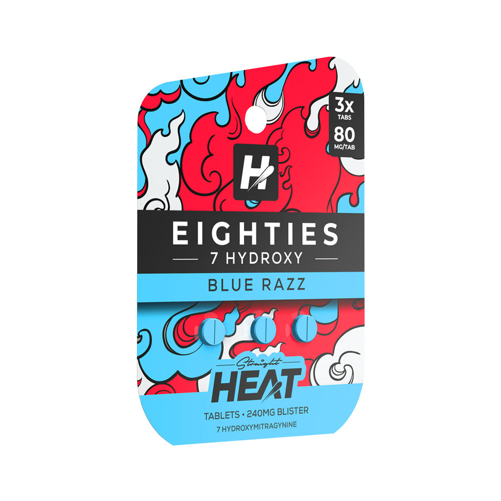 Straight Heat Kratom Eighties Edition High Potency 7 Hydroxy Tablet 80MG