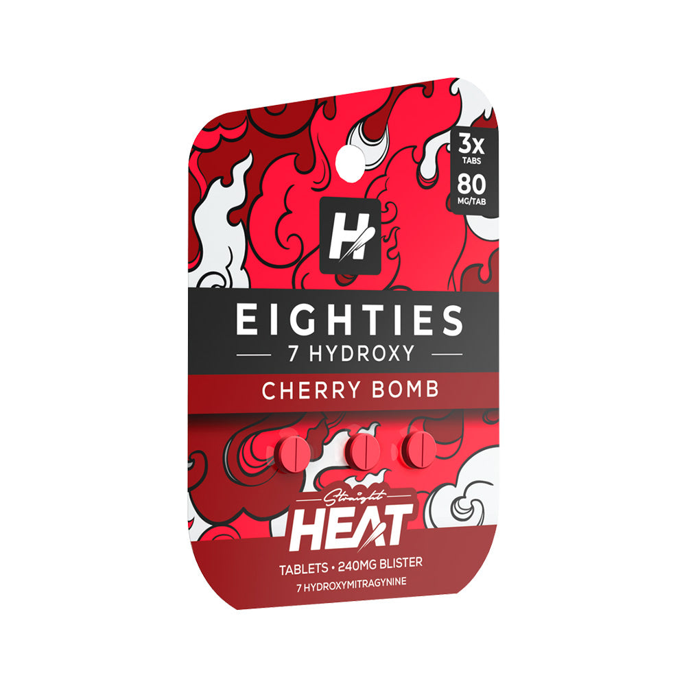 Straight Heat Kratom Eighties Edition High Potency 7 Hydroxy Tablet 80MG