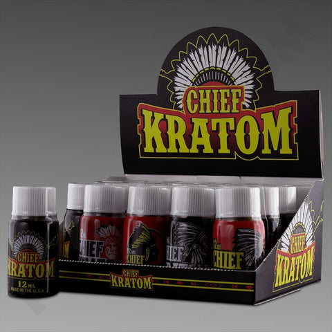 Chief Kratom Extract Shots 12ml bottle