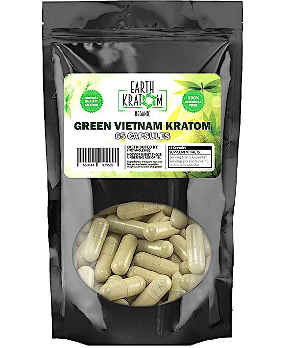 Earth Kratom 65Ct Capsules (SELECT PIC FOR MORE OPTIONS)****