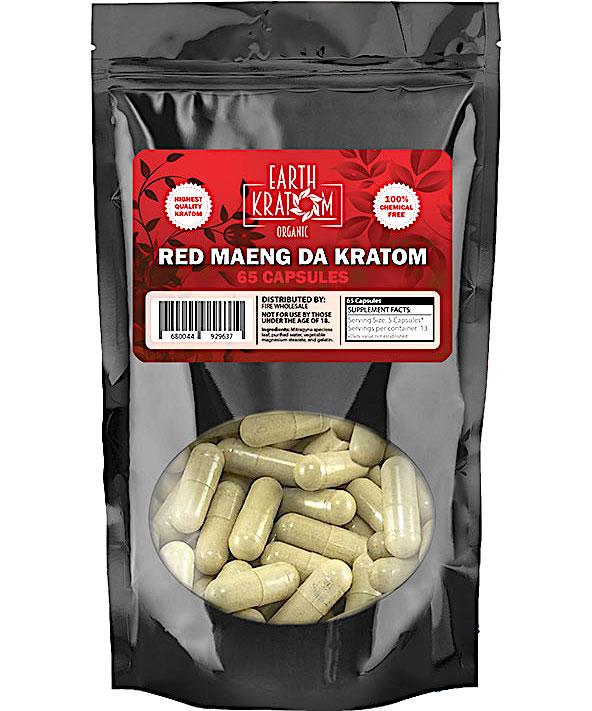 Earth Kratom 65Ct Capsules (SELECT PIC FOR MORE OPTIONS)****