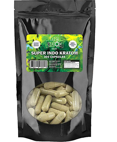 Earth Kratom 300Ct Capsules (SELECT PIC FOR MORE OPTIONS)****