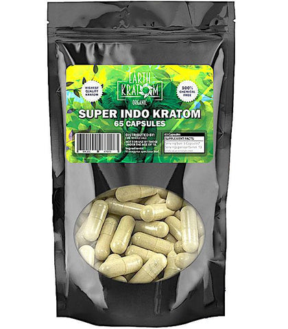 Earth Kratom 65Ct Capsules (SELECT PIC FOR MORE OPTIONS)****
