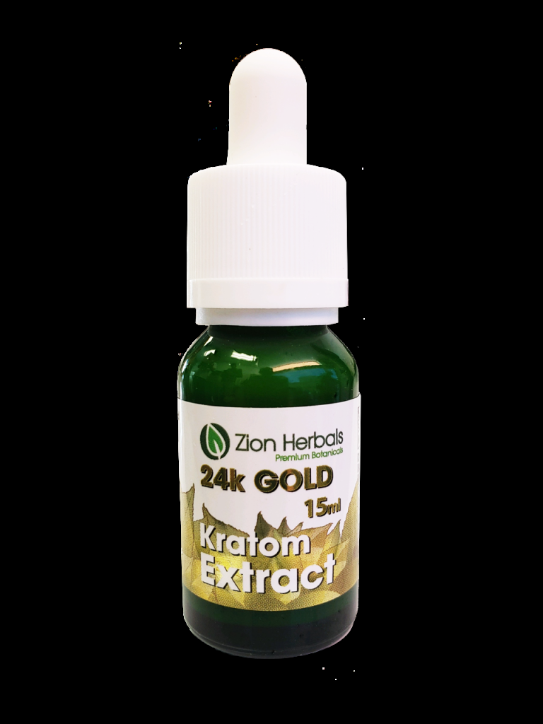 Zion Herbals  24k gold liquid kratom extract  15ml