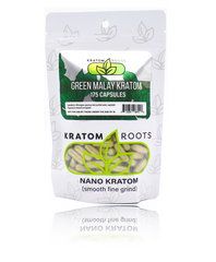 Kratom Roots - 175 Capsules High Quality NANO Kratom ( Smooth Fine Grind )