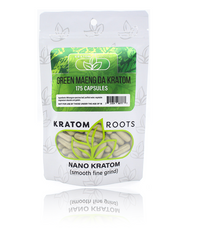 Kratom Roots - 175 Capsules High Quality NANO Kratom ( Smooth Fine Grind )