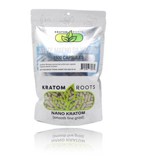 Kratom Roots Kilo / 1,500 Capsules High Quality NANO Kratom ( Smooth Fine Grind )