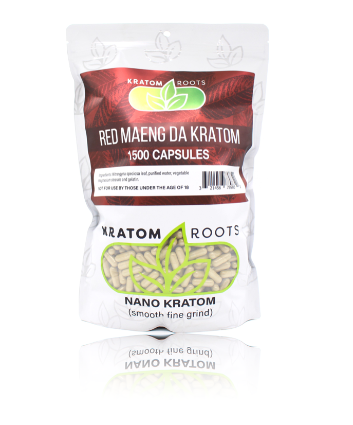 Kratom Roots Kilo / 1,500 Capsules High Quality NANO Kratom ( Smooth Fine Grind )