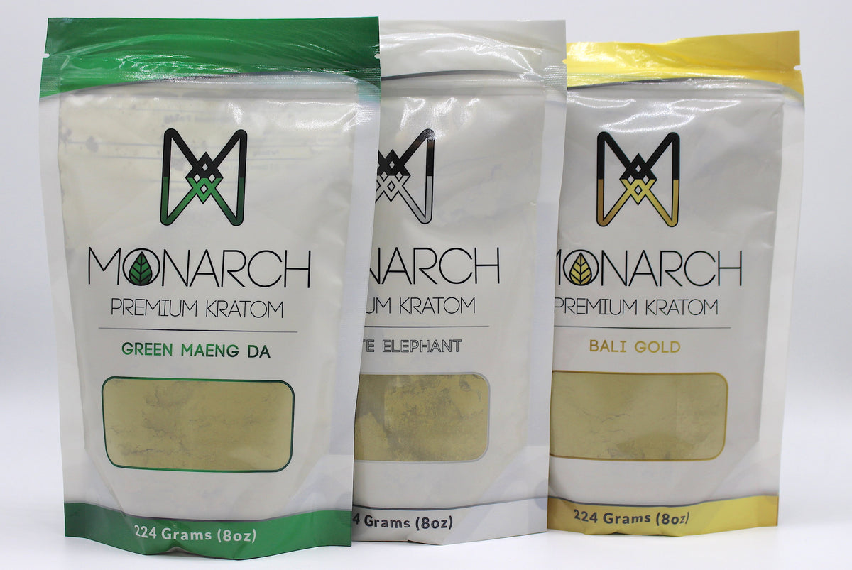 Monarch Premium Kratom 8 OZ Powder Bag