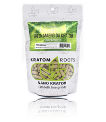 Kratom Roots - 350 Capsules High Quality NANO Kratom ( Smooth Fine Grind )