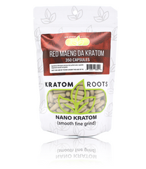 Kratom Roots - 350 Capsules High Quality NANO Kratom ( Smooth Fine Grind )