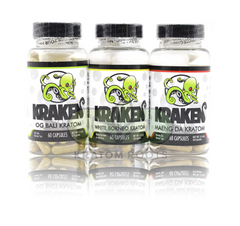 Kraken - 60 Vegetable Kratom Bottled Capsules