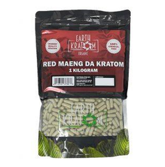 Earth Kratom 1 Kilo Caps ( 1,500 Capsules )