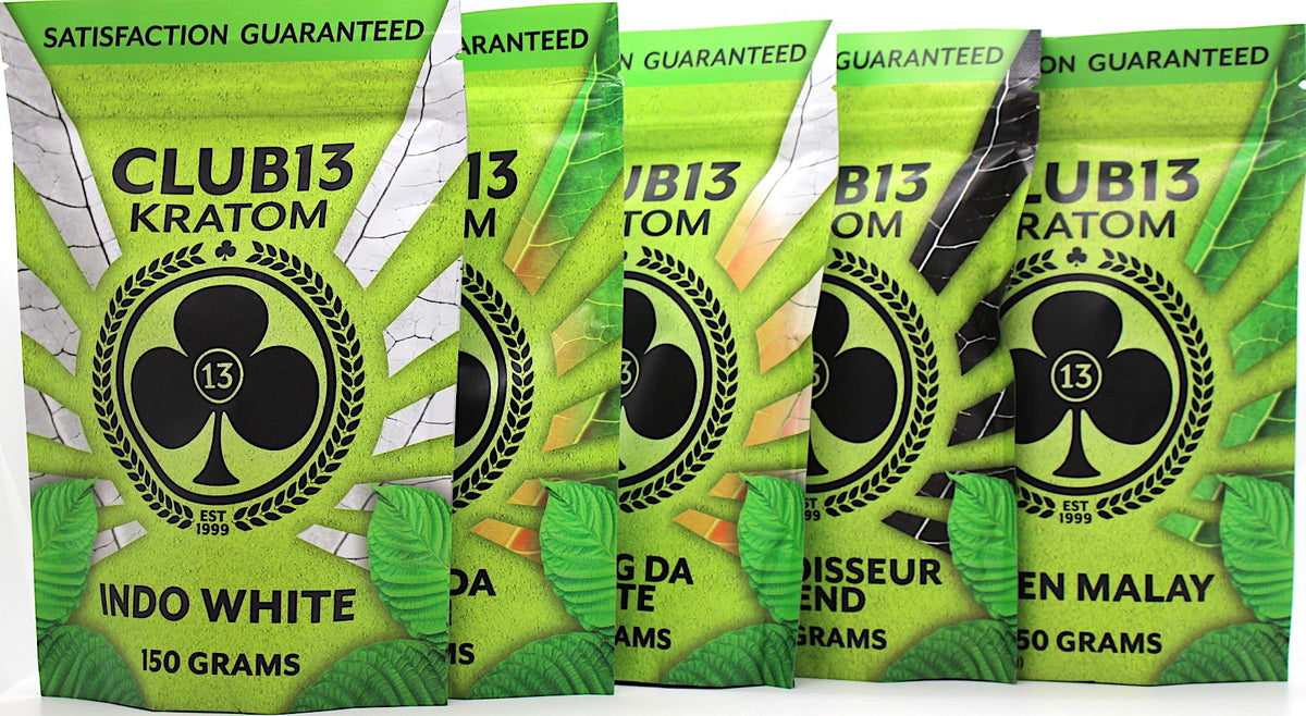 Club 13 Kratom 150G Powder (SELECT PIC FOR MORE OPTIONS)