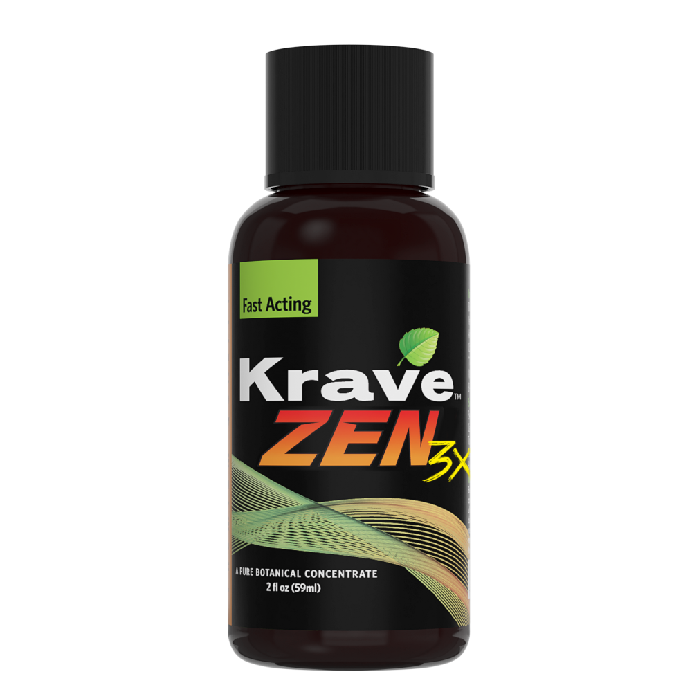 Krave Zen 3X shot A pure Botanical Contrate 2fl